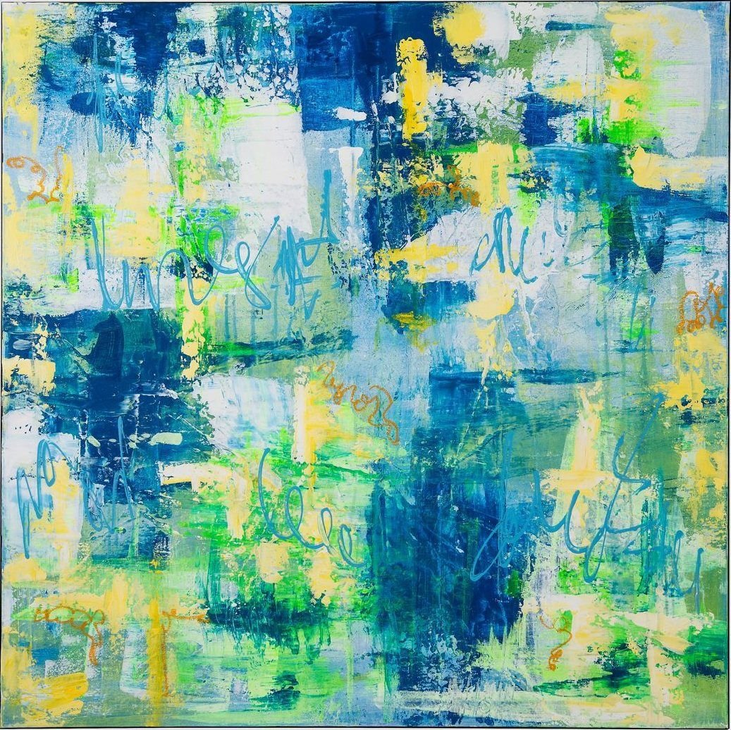 Deep Sea Dreams 3, an abstract painting by Esther Daniels