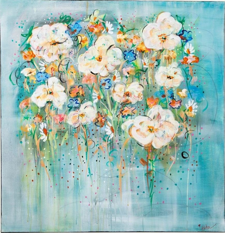 Always Spring 3, an abstract painting by Esther Daniels